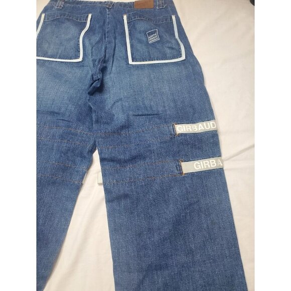 Marithe Francois Girbaud M+FG Sz 36M Shuttle Tape Denim Jeans 90s Baggy Y2K Wide - Picture 11 of 16